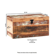 Westport Rustic Wooden Blanket Box Trunk