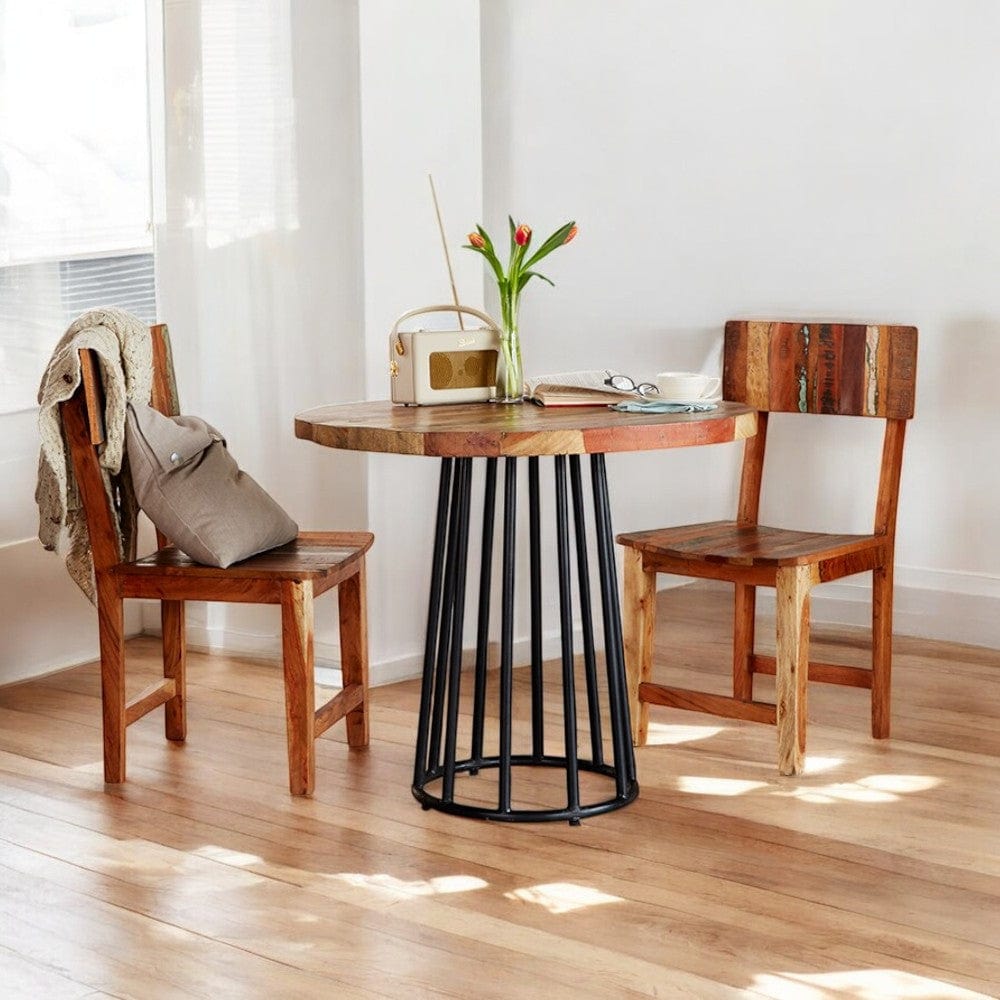 Westport Wooden Round 90cm Dining Table