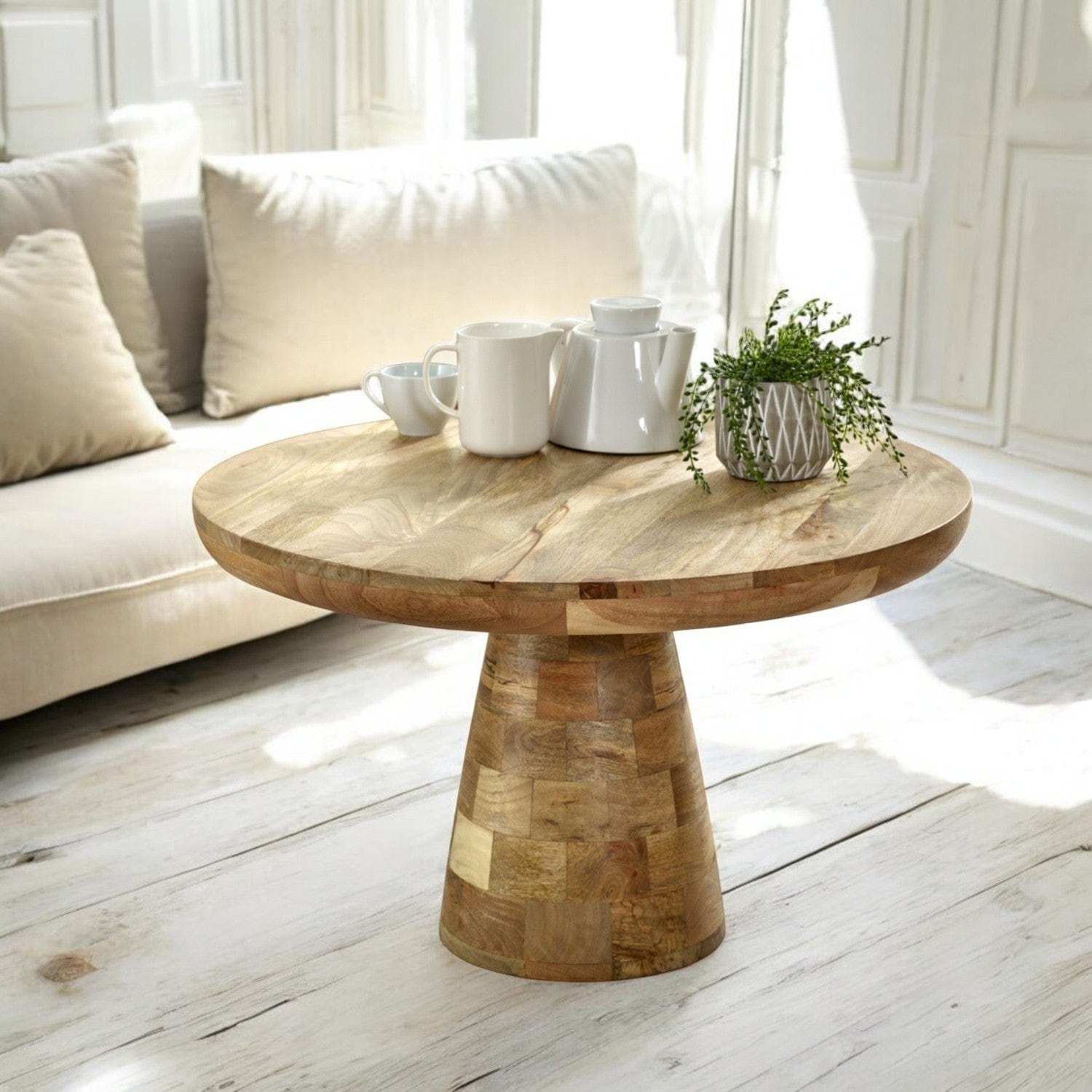Wicklow Solid Wooden Mushroom Coffee Table