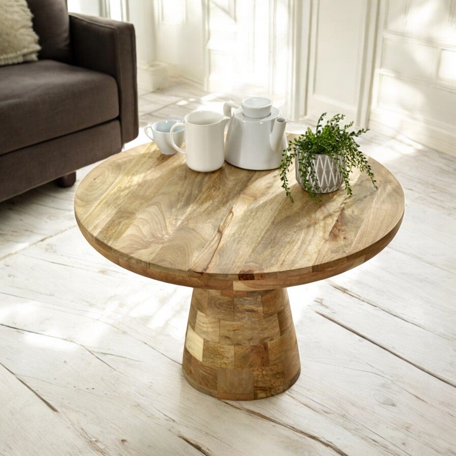 Wicklow Solid Wooden Mushroom Coffee Table