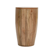 Wicklow Solid Wooden Round Drum Side Table