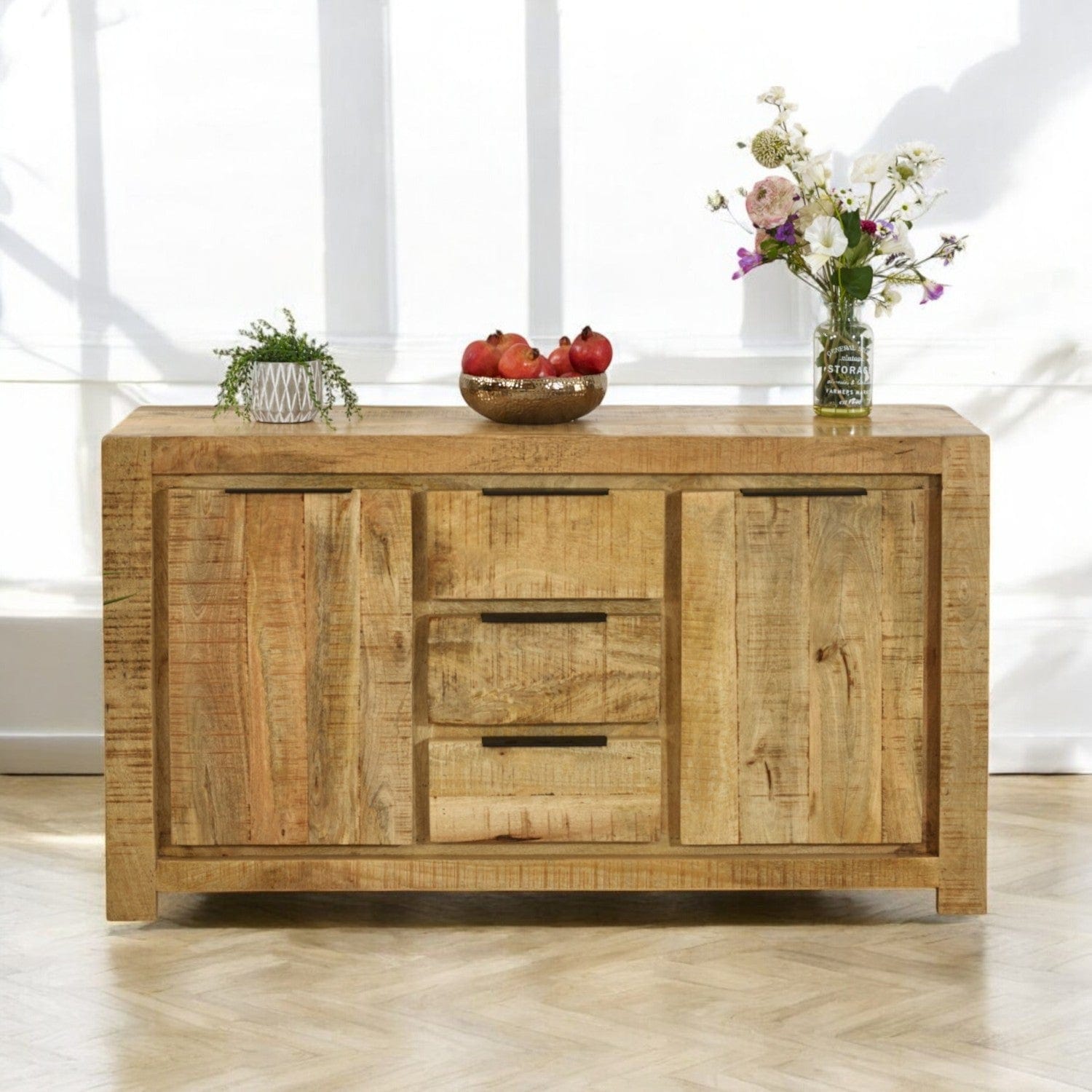 Wicklow Wooden 2 Doors & 3 Drawers 145cm Sideboard