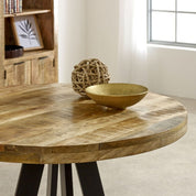 Wicklow Wooden Round 90cm Dining Table