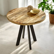 Wicklow Wooden Round 90cm Dining Table