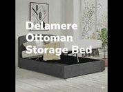Delamere Upholstered Ottoman Storage Bed